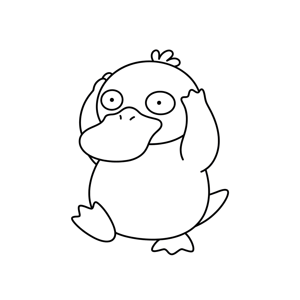 Psyduck sticker